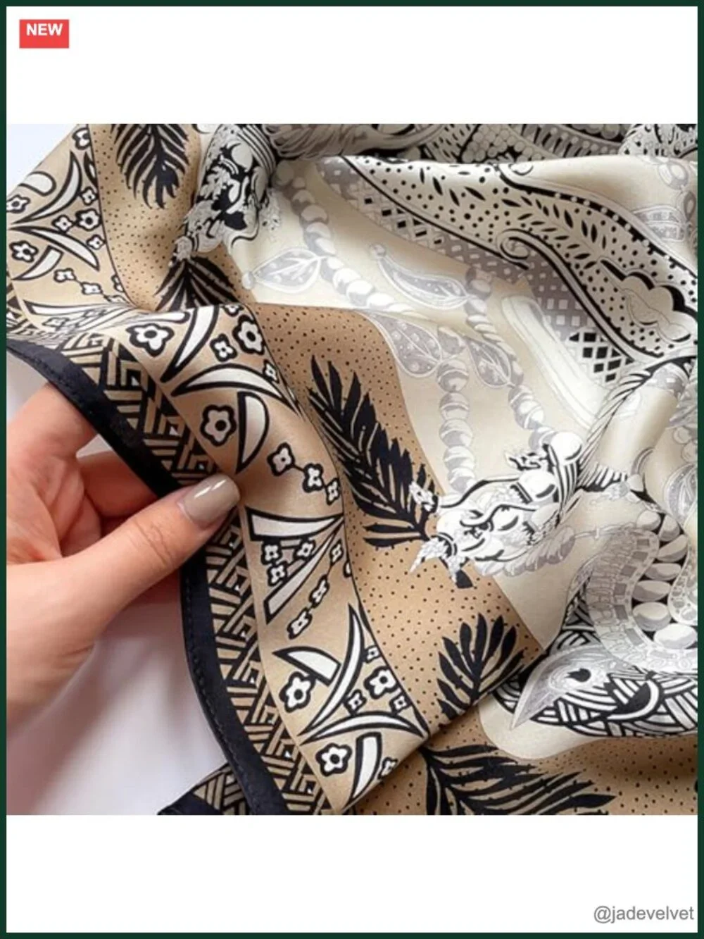 Pure Mulberry Silk Square Scarf 27
